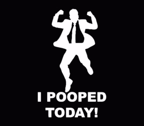 Funny 'I Pooped Today' Hard Hat Decal - Durable Vinyl Sticker for Helmets, Toolboxes, Cars & Laptops - Perfect for Construction Workers, Truck Drivers & Office Pranksters - USA Made Joke Gag Label