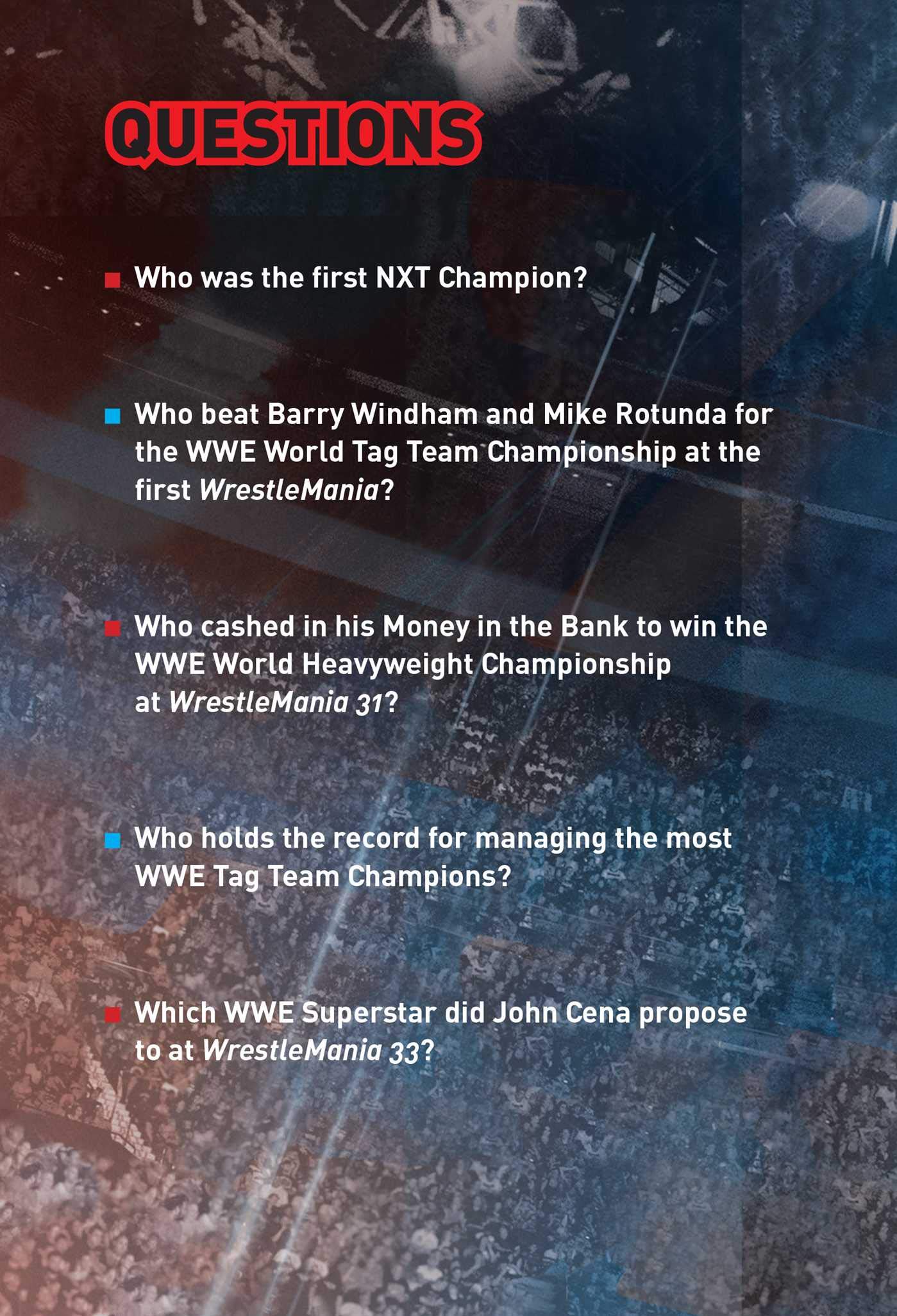 WWE Pop Quiz Trivia Card Game - 100+ Questions About WWE Superstars & History | Perfect for Parties, Game Nights & WWE Fans Gift