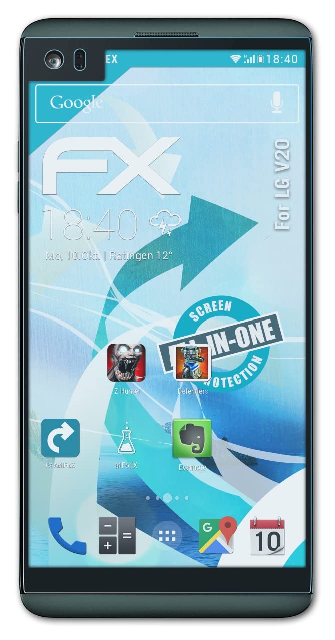 LG V20 Screen Protector - Ultra Clear Flexible Film (3-Pack) - Anti-Scratch HD Protection for Daily Use, Work & Outdoor Activities