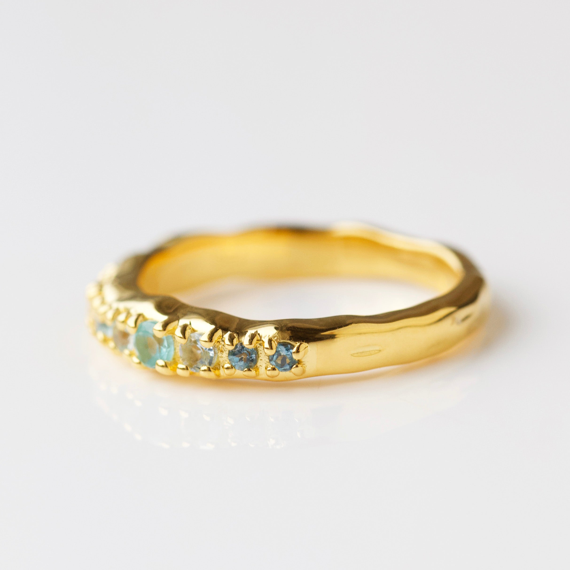 Hattie Ombre Molten Ring - Elegant Gradient Jewelry for Women | Perfect for Parties, Weddings & Everyday Wear