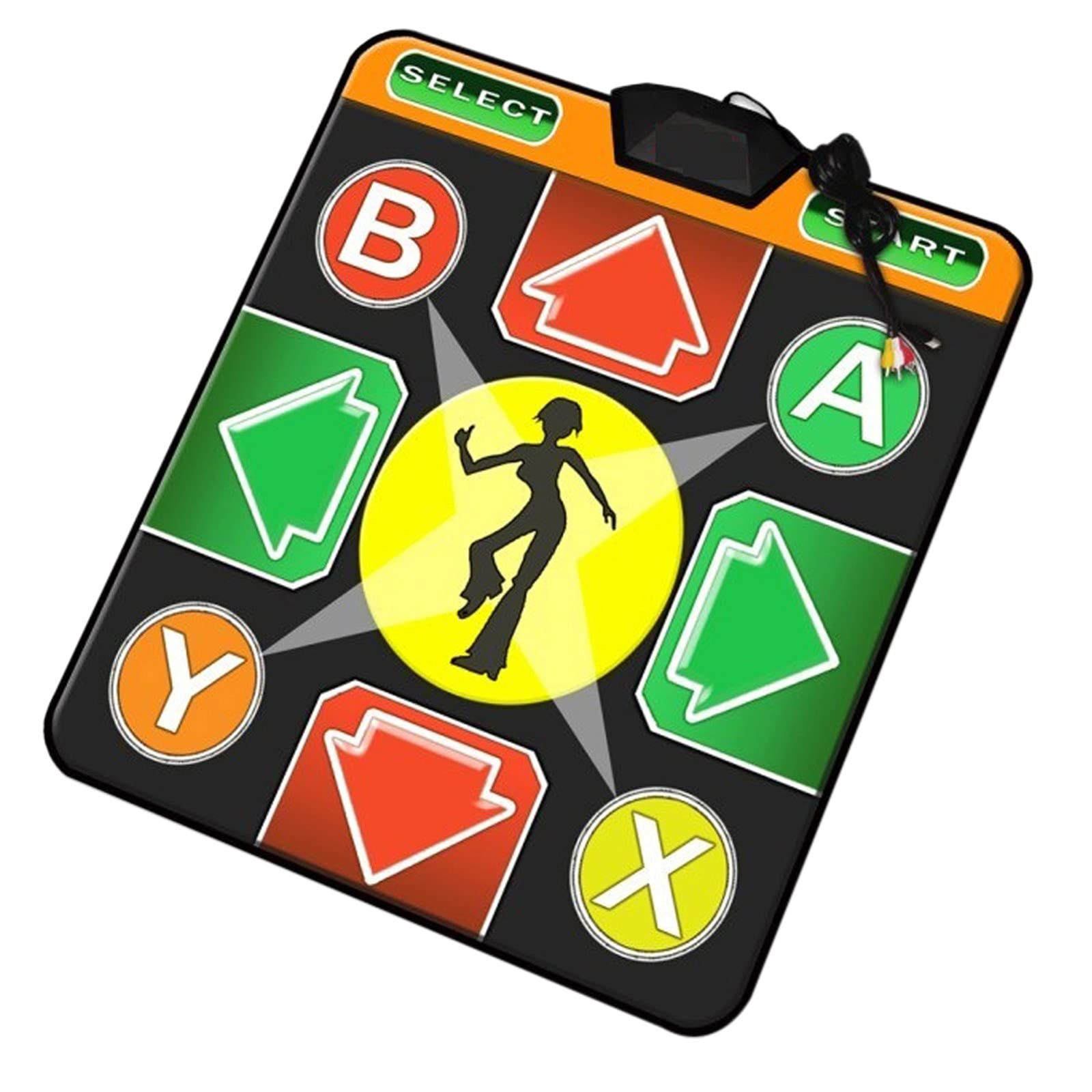 Non-Slip USB Dance Pad for PC - Portable Musical Dancing Mat with Step Sensors | Perfect for Home Fitness, Dance Games & Indoor Party Entertainment (Multiple Colors Available)