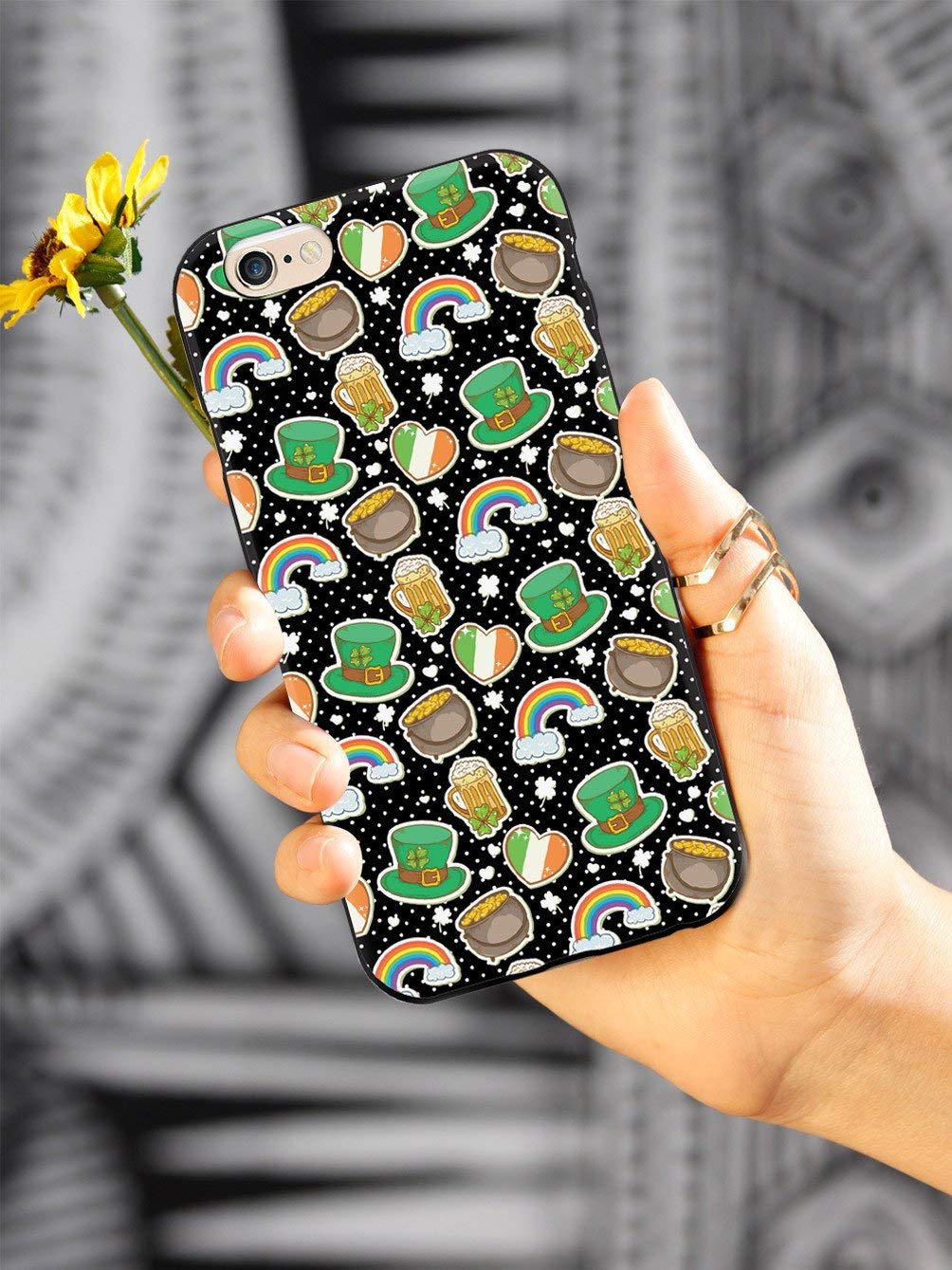 3D Textured Protective Phone Case for Samsung Galaxy S9 Plus - Cute St. Patrick's Day Design - Shockproof & Anti-Slip Cover - Perfect for Daily Use, Travel & Outdoor Activities