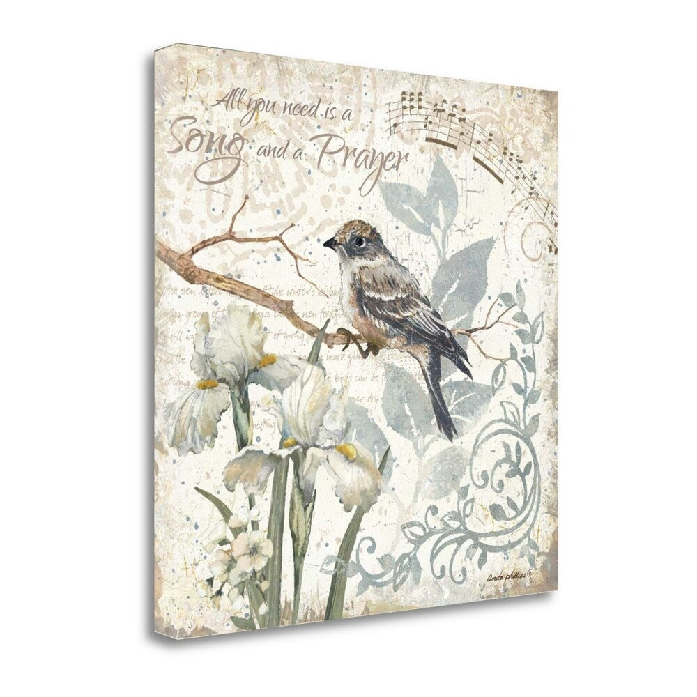 Anita Phillips 'A Song And A Prayer' Giclee Print on Gallery Wrap Canvas - Perfect for Home Decor, Office & Gift Giving