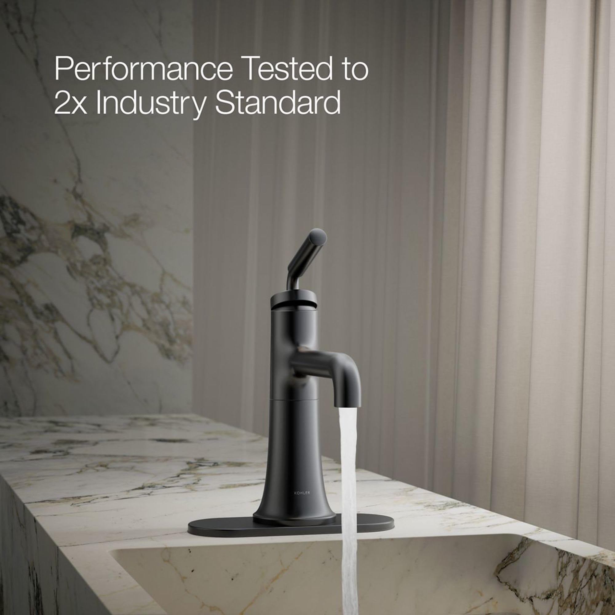 Tone Single-Handle Bathroom Sink Faucet 1.2 GPM - Water-Saving Modern Design for Bathroom Vanity & Powder Room Installation