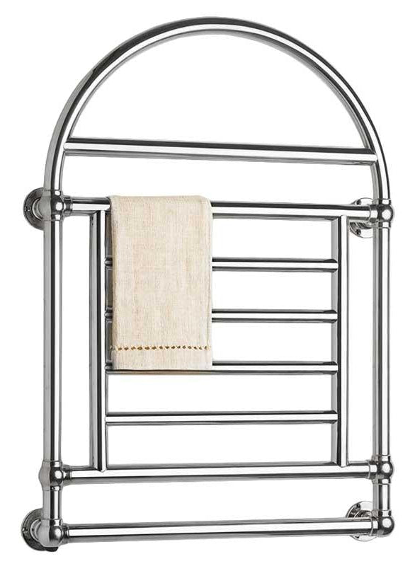 Crosby Chrome Hand Towel Holder with Electric Outlet - Perfect for Bathroom, Kitchen & Laundry Room Organization