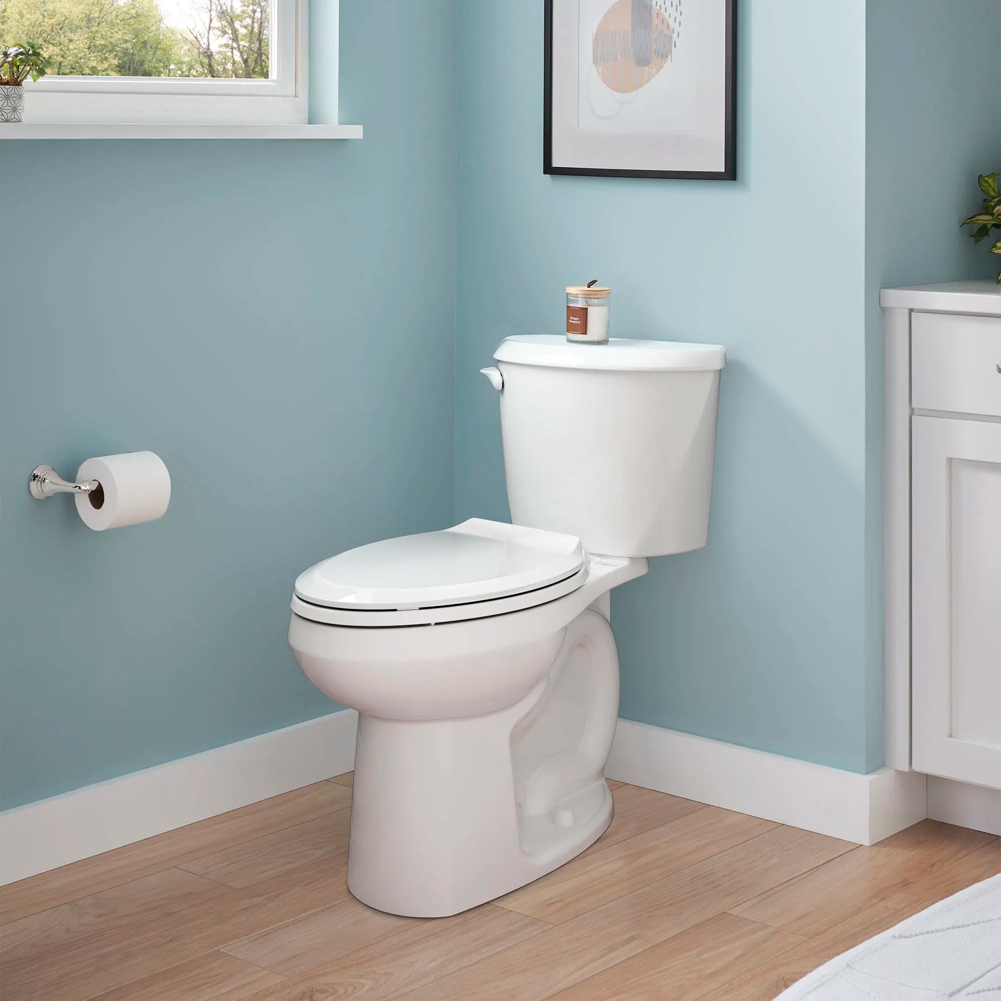 Colony® 3 Chair Height Elongated Toilet Bowl - Comfortable ADA Compliant Toilet for Bathroom, Home & Office Use