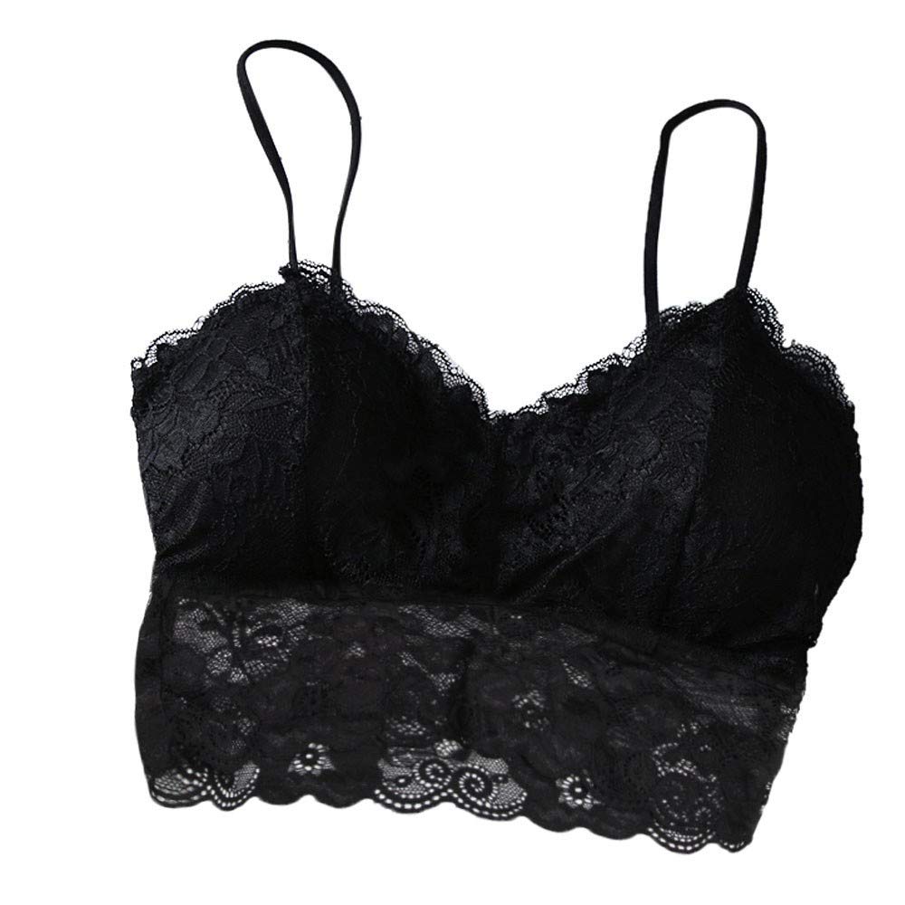 Women's Lace Bralette with Cross Straps & Padded Cups - Comfortable Wireless Lingerie for Everyday Wear | Perfect for Date Night, Bridal Wear & Intimate Occasions