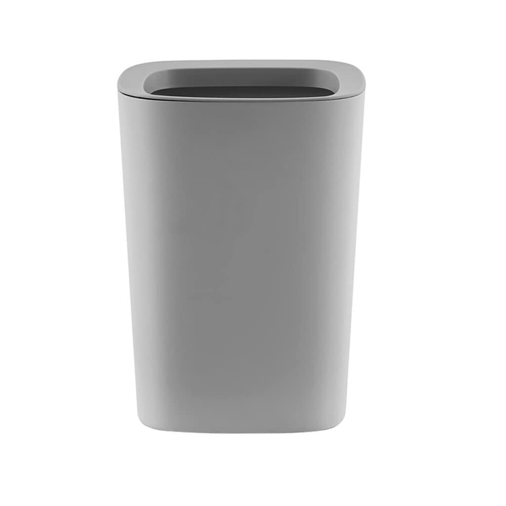 JKXWX Square Trash Can - Lidless Small Pressing Waste Bin for Office, Kitchen, Living Room & Bathroom | Space-Saving Simple Design | Home & Office Garbage Can (Color: C) - Perfect for Desks, Countertops & Tight Spaces