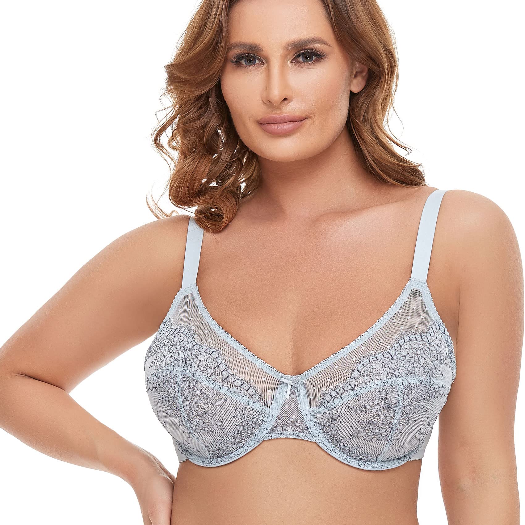 AILIVIN Women's Unlined Underwire Minimizer Bra - Full Coverage Plus Size Support for Everyday Comfort | Perfect for Work, Casual Wear & Layering
