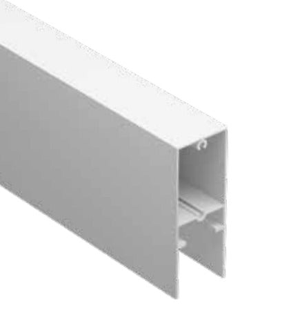 Aluminum Sliding Gate Bottom Rail 6100mm (20ft) - Heavy Duty Track for Smooth and Quiet Gate Operation - Perfect for Driveways, Fences, and Security Gates