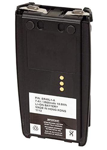 Harris P5300 Rechargeable Two-Way Radio Battery - 7.4V 2500mAh Li-Ion Replacement Battery Pack | Perfect for Emergency Communication, Security Work & Outdoor Adventures