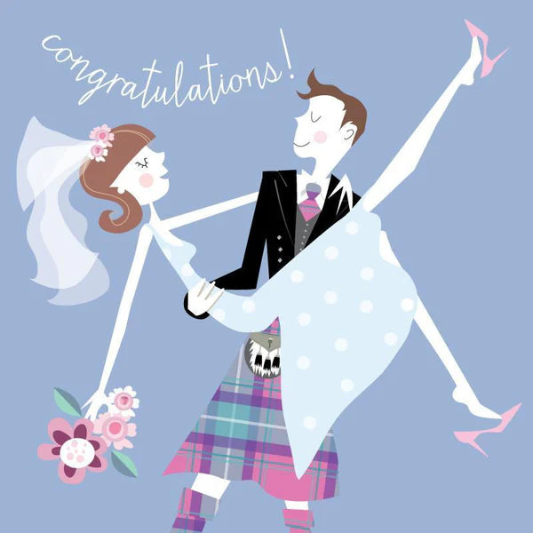 Elegant Congratulations Wedding Card - Perfect for Anniversaries, Bridal Showers & Special Occasions