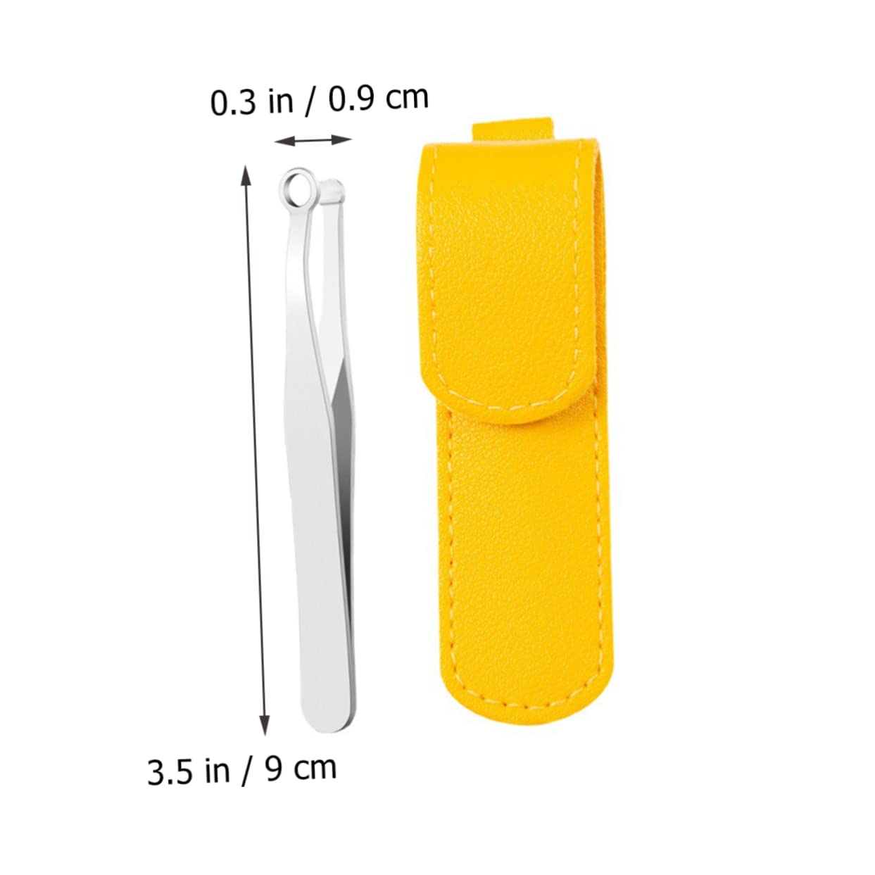Waterproof Stainless Steel Nose Hair Trimmer - Compact Round Head Design for Easy Grooming, Travel & Makeup Bag Essentials
