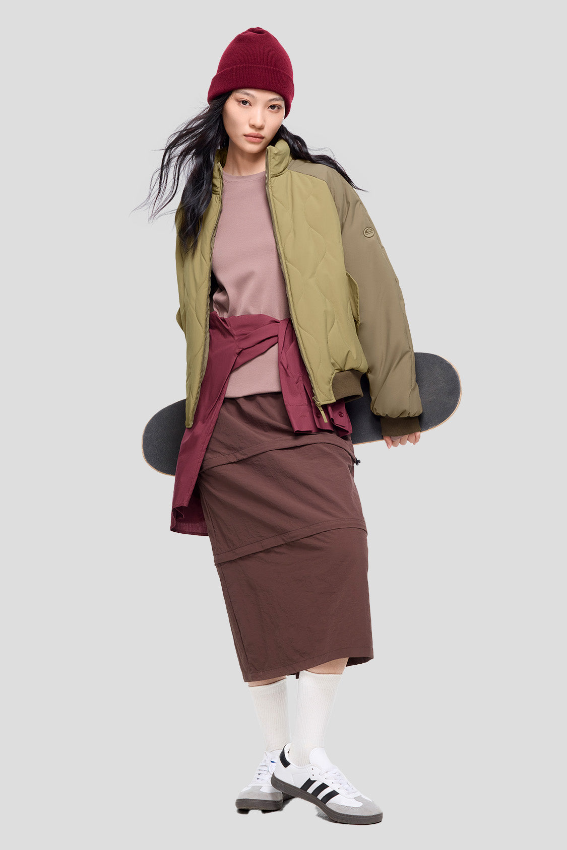 AirLite Women's Bomber Jacket - Lightweight Windbreaker for Outdoor Activities, Travel & Casual Wear
