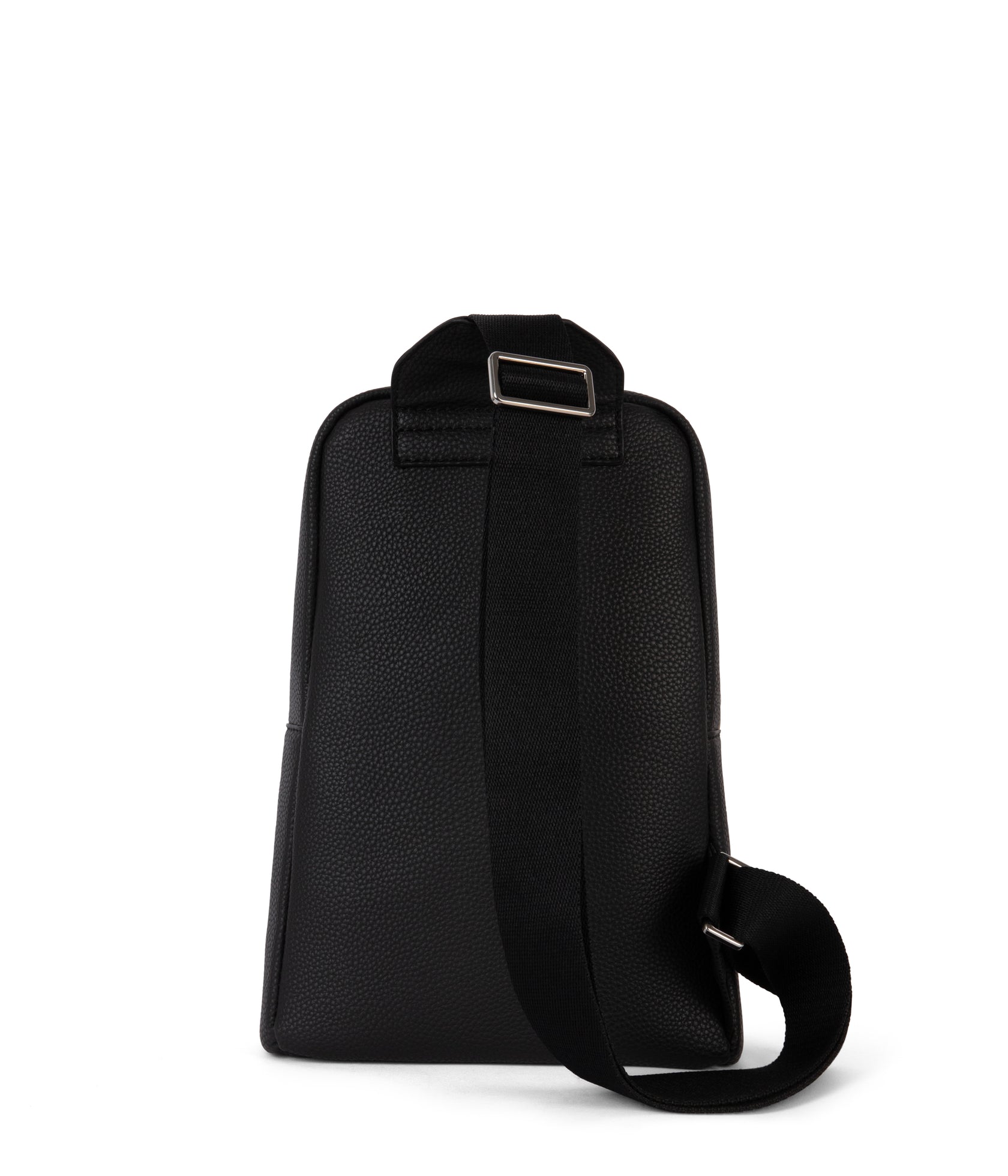 Matt & Nat Allar Sling Bag - Waterproof Vegan Leather Crossbody Bag for Men & Women - Perfect for Travel, Gym & Everyday Use (Black)