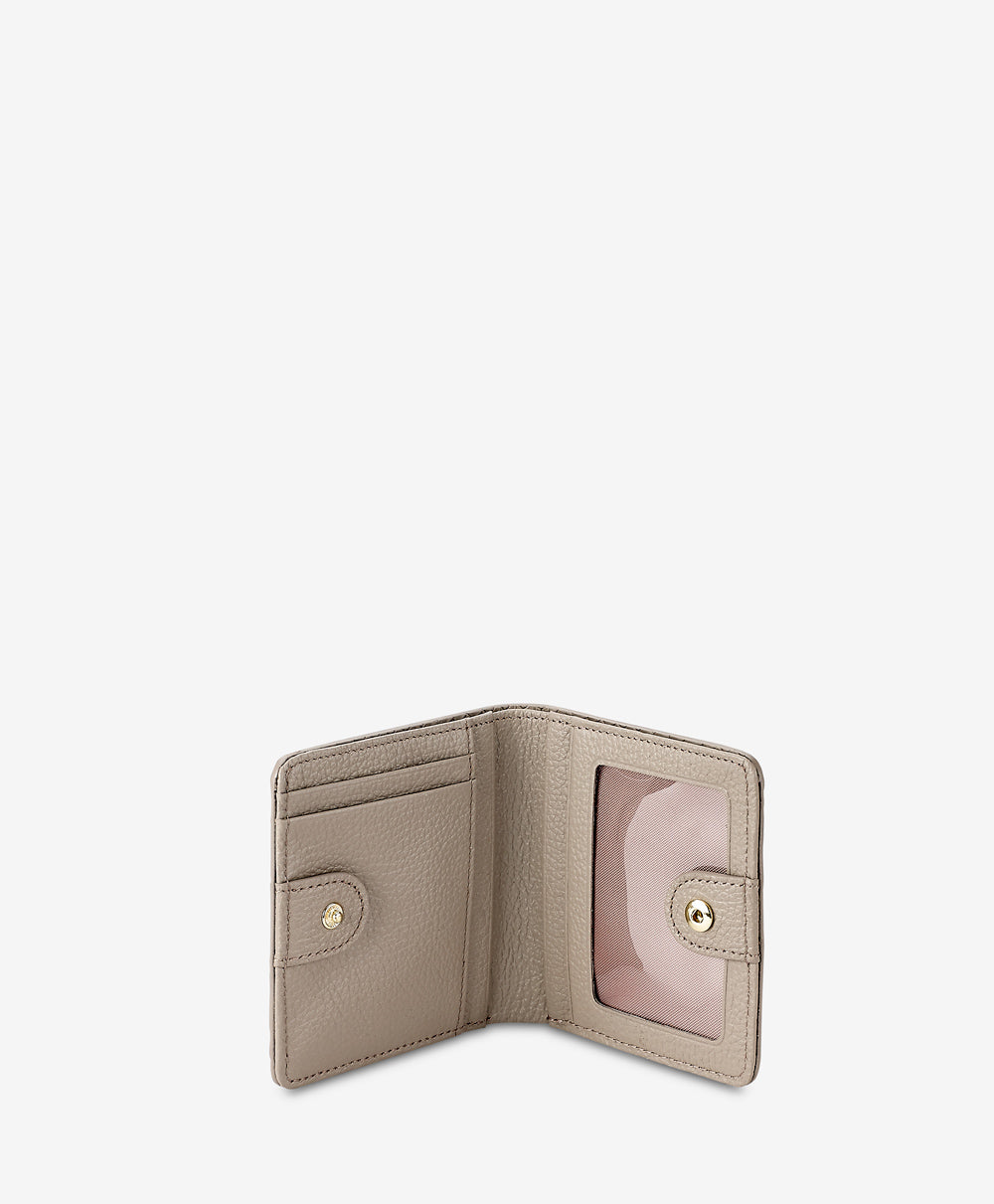 Mini Foldover Wallet for Women & Men - Slim RFID Blocking Leather Wallet with Card Slots - Perfect for Travel, Everyday Use & Gifts