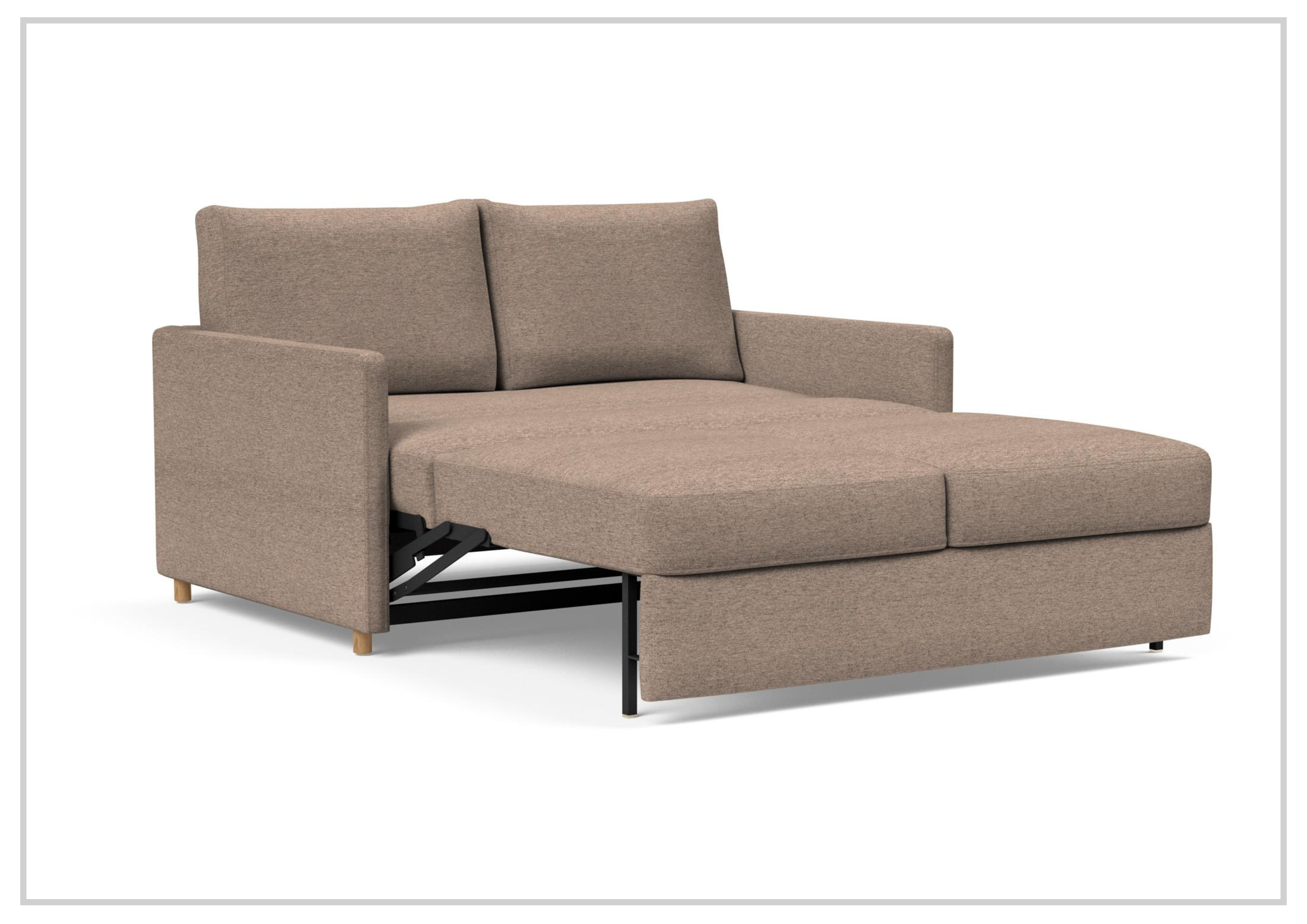 Innovation Living Neah Fabric 2-Seater Full-Size Sleeper Sofa Bed - Convertible Couch for Small Spaces, Guest Room & Apartment Living