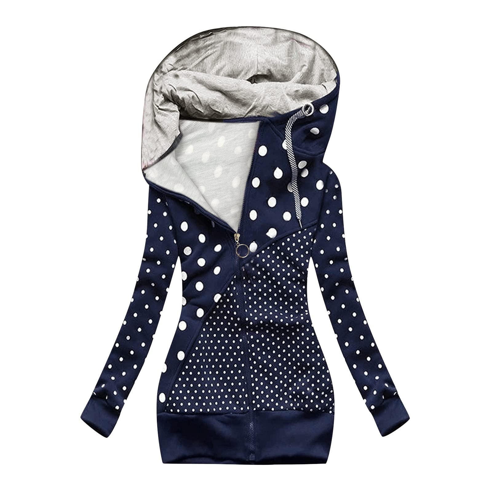 Women's Lightweight Waterproof Rain Jacket - Long Sleeve Zip Up Coat for Fall & Winter | Outdoor Hiking, Travel & Commuting