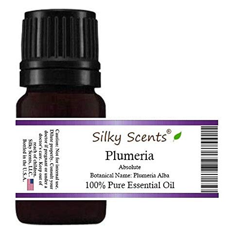 100% Pure & Natural Plumeria Essential Oil (Frangipani) - 1/2 OZ (15ml) Semi-Solid for Aromatherapy, Massage & DIY Skincare | Relaxing Floral Scent for Home Spa, Bath & Diffuser
