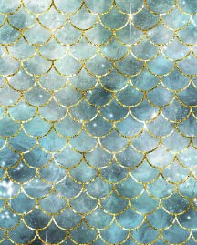 Dreamlike Mermaid Fish Scale-1