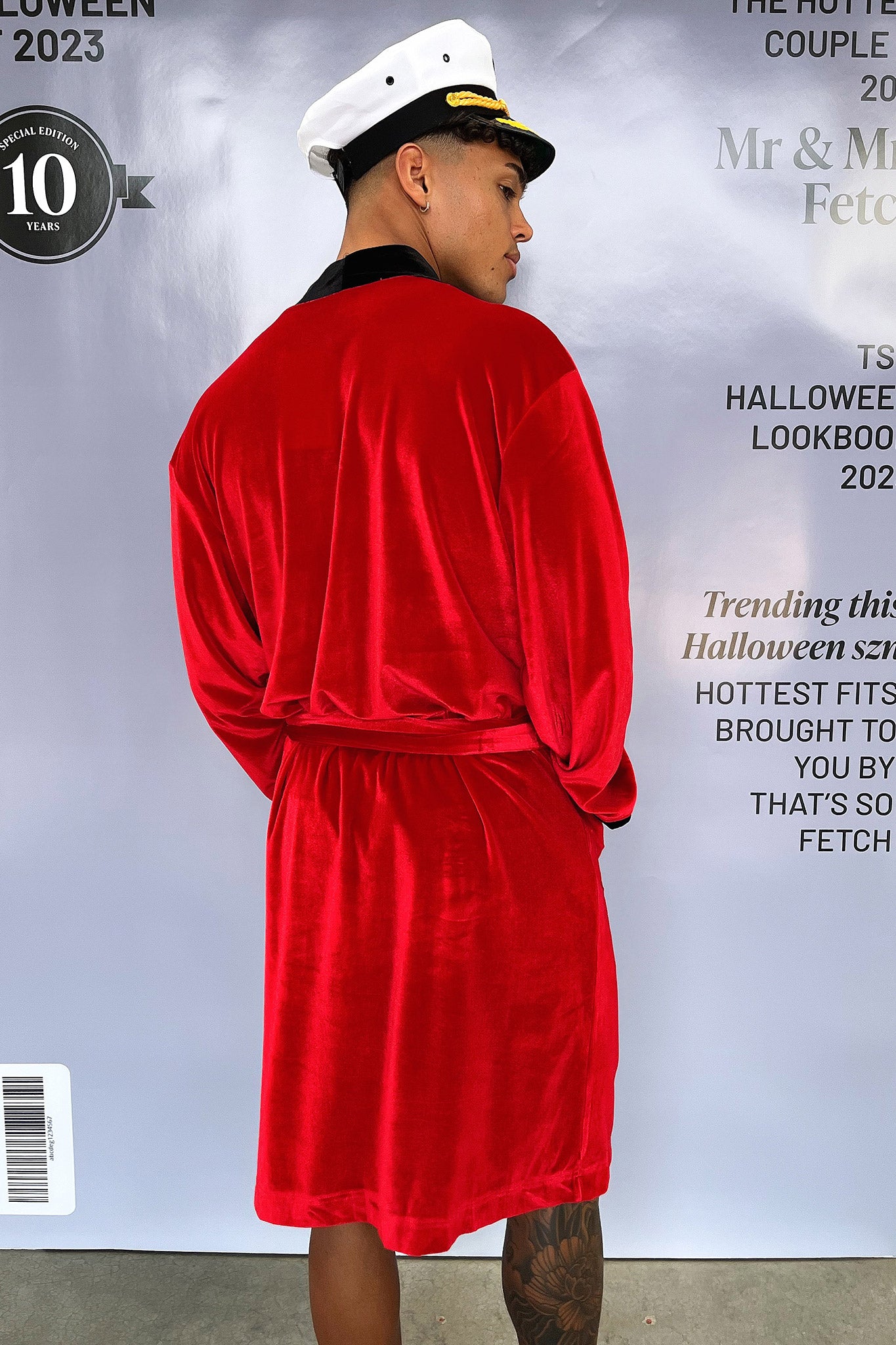 Premium Red Hef Robe - Soft & Luxurious Kimono Style Bathrobe for Men & Women - Perfect for Spa, Lounge, and Relaxation at Home