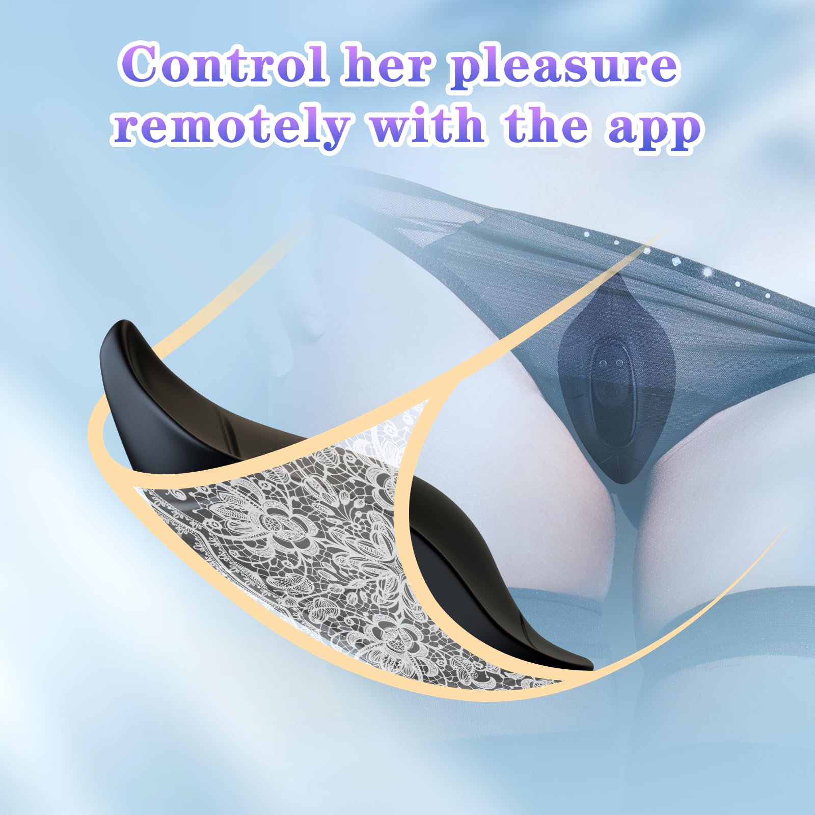 3 Pcs Couples Sex Toys Set - App Controlled Vibrating Cock Ring, Panty Vibrator & Finger Vibrator with Remote - Clitoral & Penis Stimulator for Enhanced Intimacy - Perfect for Couples Play & Solo Pleasure