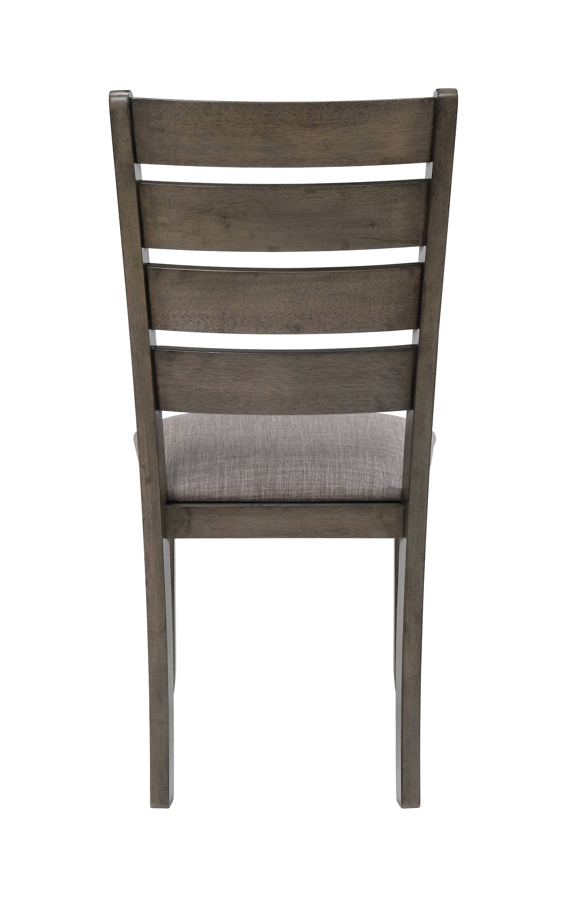 Modern Gray Fabric Dining Chairs Set of 2 - Solid Wood Frame with Cushioned Seats for Kitchen, Dining Room & Breakfast Nook - Perfect for Small Spaces & Contemporary Home Decor