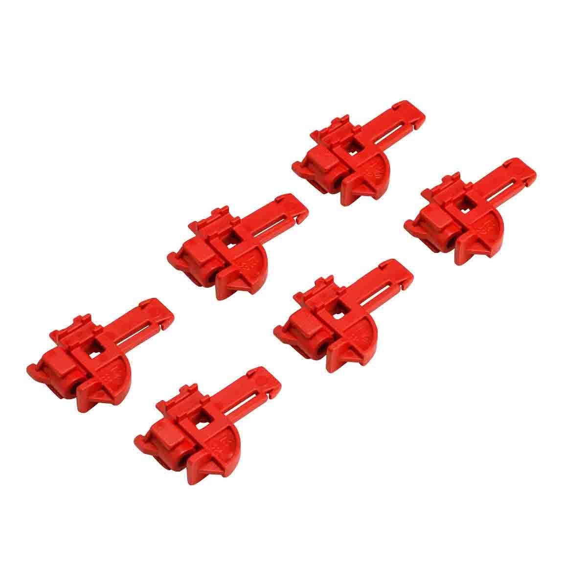 Brady Fuse Lockout Kit - Small Size (6-Pack) | Electrical Safety Lockout Tagout (LOTO) Device for Circuit Breakers & Fuse Boxes | Ideal for Industrial Maintenance & Home Electrical Safety