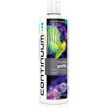 Continuum Aquatics Bio Viv Garlic - Concentrated Liquid Garlic Fish Food Attractant & Supplement for Freshwater & Saltwater Aquariums - Enhances Appetite & Immune System