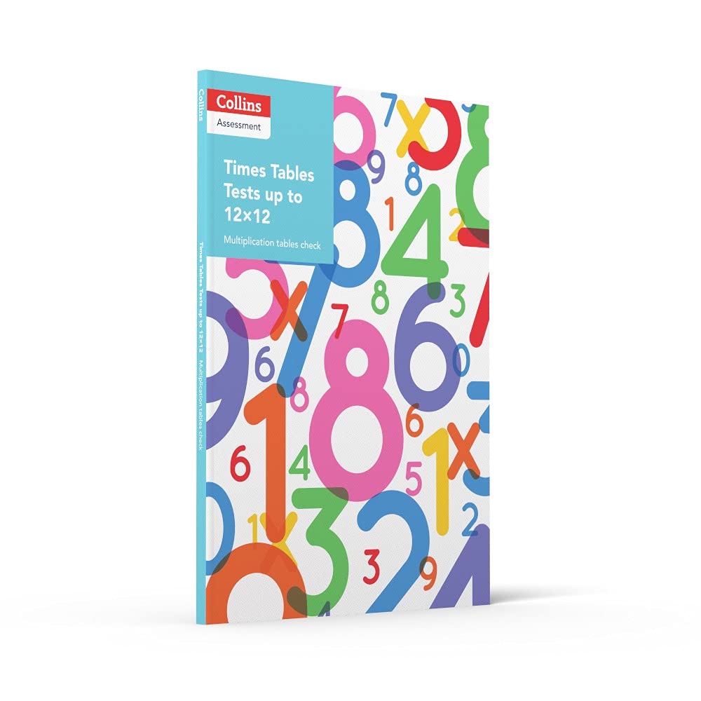 Times Tables Tests Up To 12x12: Collins Assessment Multiplication Practice for Kids | Perfect for Homeschooling & Classroom Learning