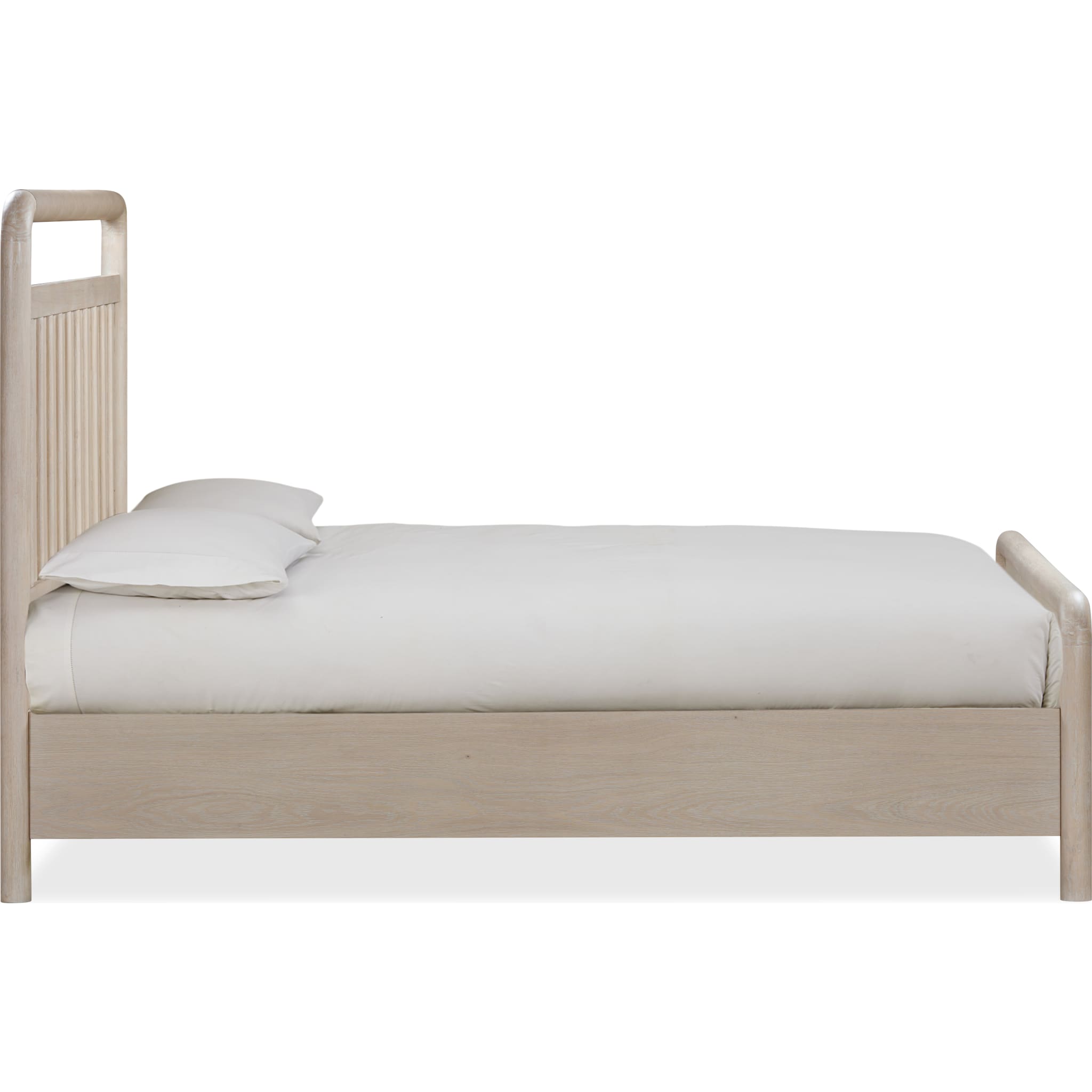 Camden Shiplap Oak Wood Platform Bed in Chai - Solid Wood Frame Queen Size Bed with Storage - Perfect for Modern Farmhouse, Rustic & Industrial Bedroom Decor