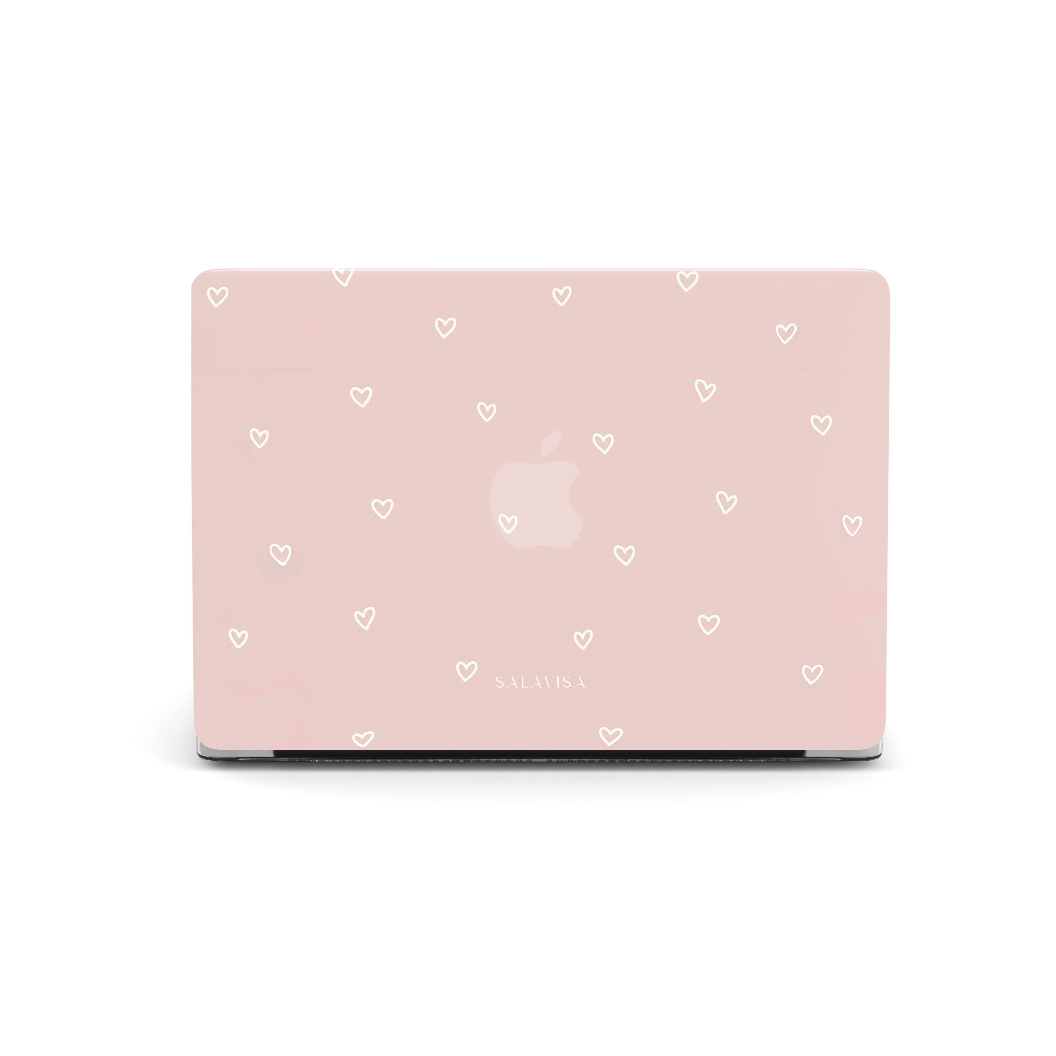 Sweet Hearts MacBook Case - Cute Protective Cover for MacBook Air/Pro 13 14 16 inch - Trendy Laptop Sleeve for Women Girls - Perfect for Work, School & Travel