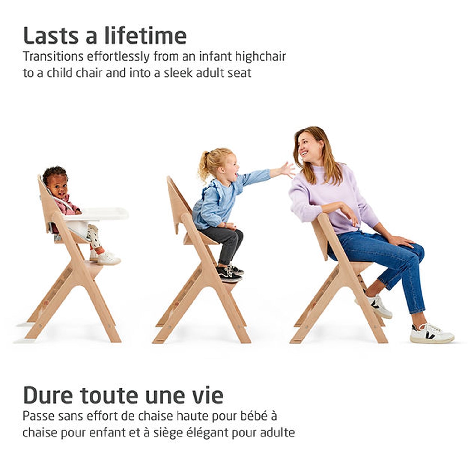 Maxi Cosi Nesta High Chair - Adjustable Baby Feeding Chair with 3 Recline Positions & Removable Tray - Perfect for Infants & Toddlers at Home or Restaurant