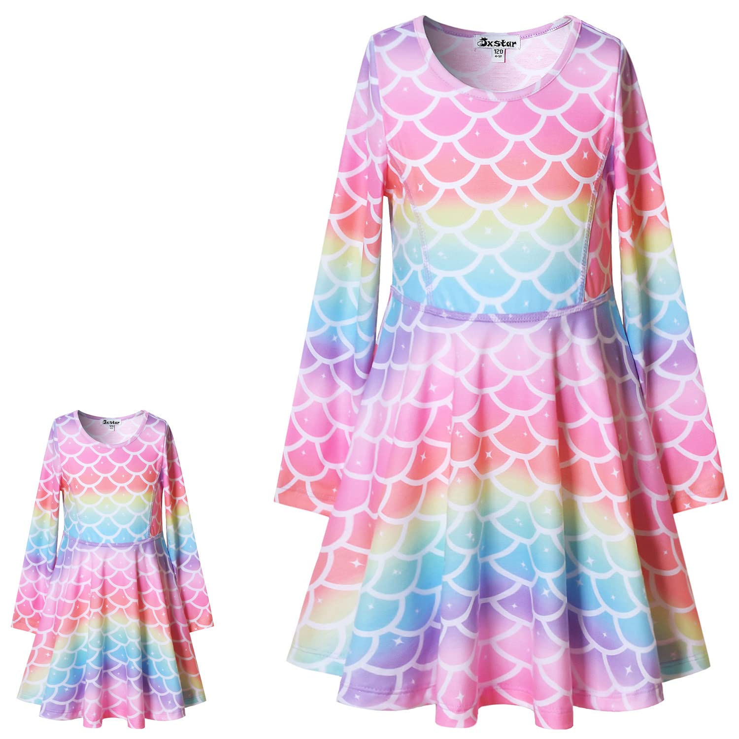 Jxstar Girls Sleeveless Summer Dresses - Casual Swing Dress for Toddlers & Little Kids | Perfect for Playdates, Beach Outings & Summer Vacations