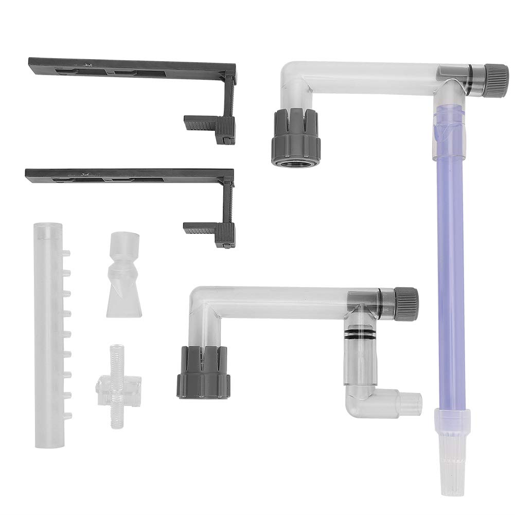 Premium Aquarium External Filter Accessories - Water Inflow & Outflow Tubes for Fish Tank - Wall-Mounted Filter Vat & External Parts - Perfect for Freshwater & Saltwater Aquariums