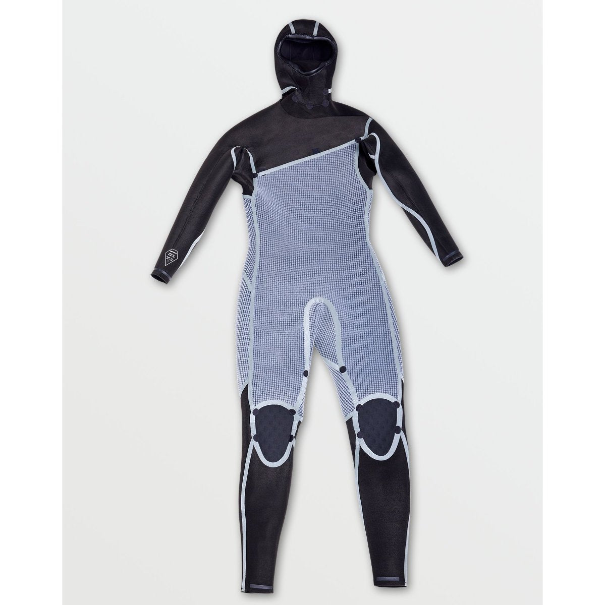 Volcom Men's 4/3mm Chest Zip Full Wetsuit - Premium Neoprene Surfing & Diving Suit for Cold Water Protection