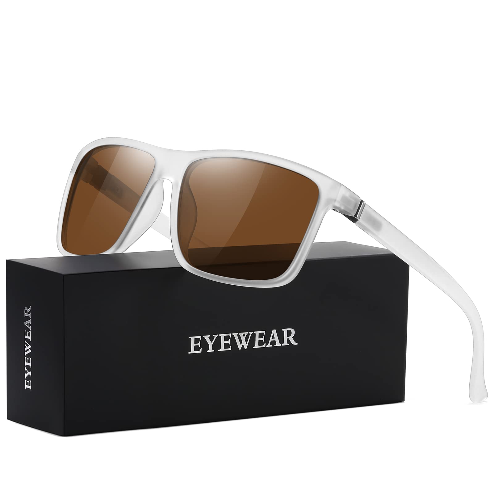 Polarized Sunglasses for Men & Women - Retro Black UV400 Protection Driving & Fishing Sunglasses - Perfect for Outdoor Activities, Sports, and Fashion Accessories