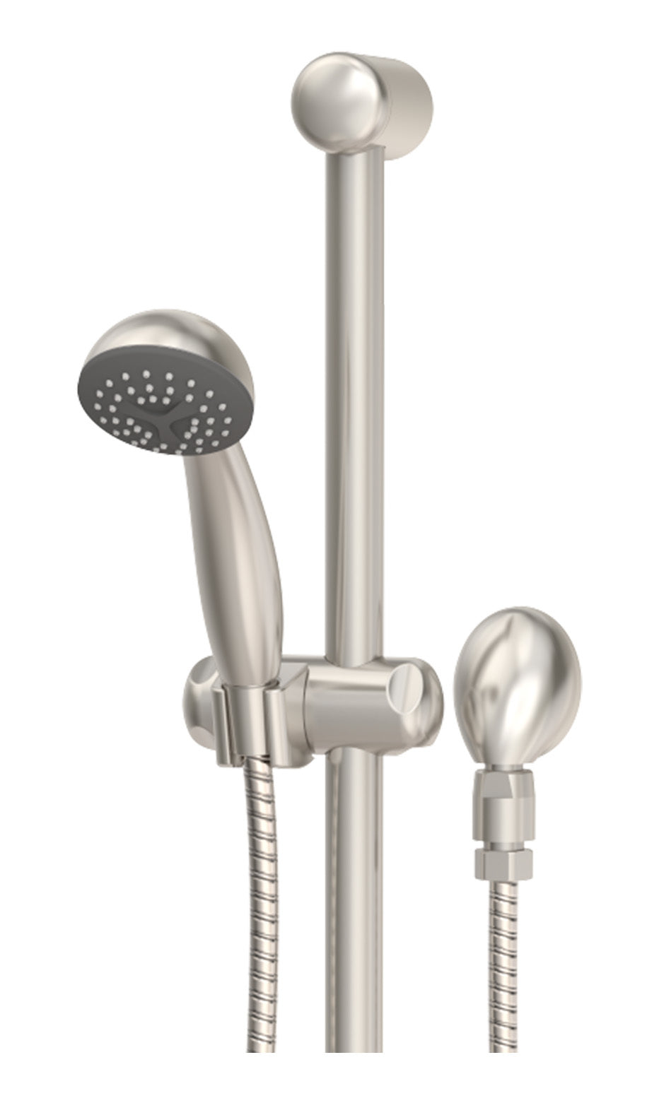 Symmons H321-V-STN 1-Function Hand Shower with Adjustable Slide Bar in Satin Nickel Finish - Perfect for Bathroom Renovation & Spa-Like Shower Experience