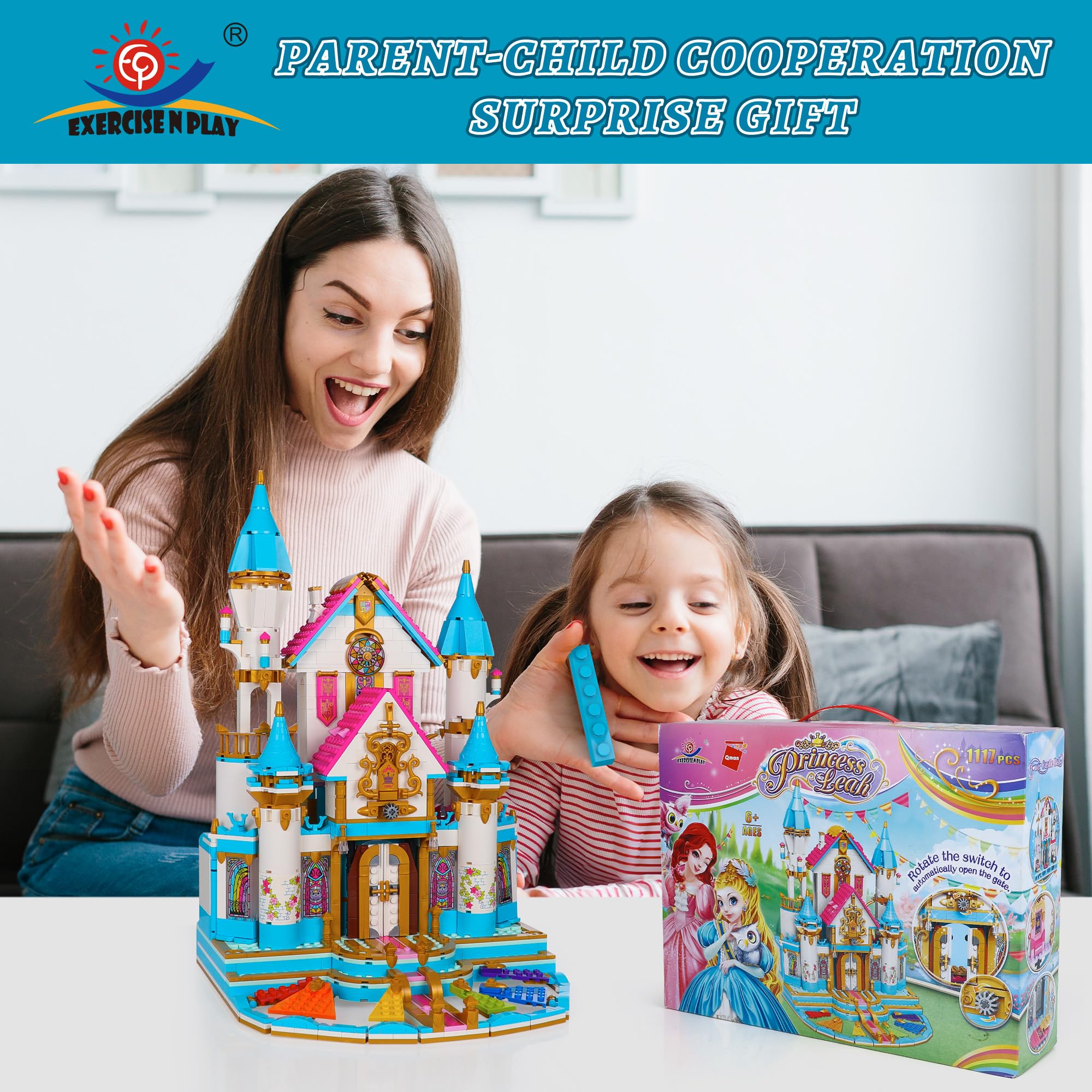 Princess Castle Building Kit for Girls 6-12 | 1117 PCS Creative Blocks | Birthday & Christmas Gift | Roleplay & STEM Learning