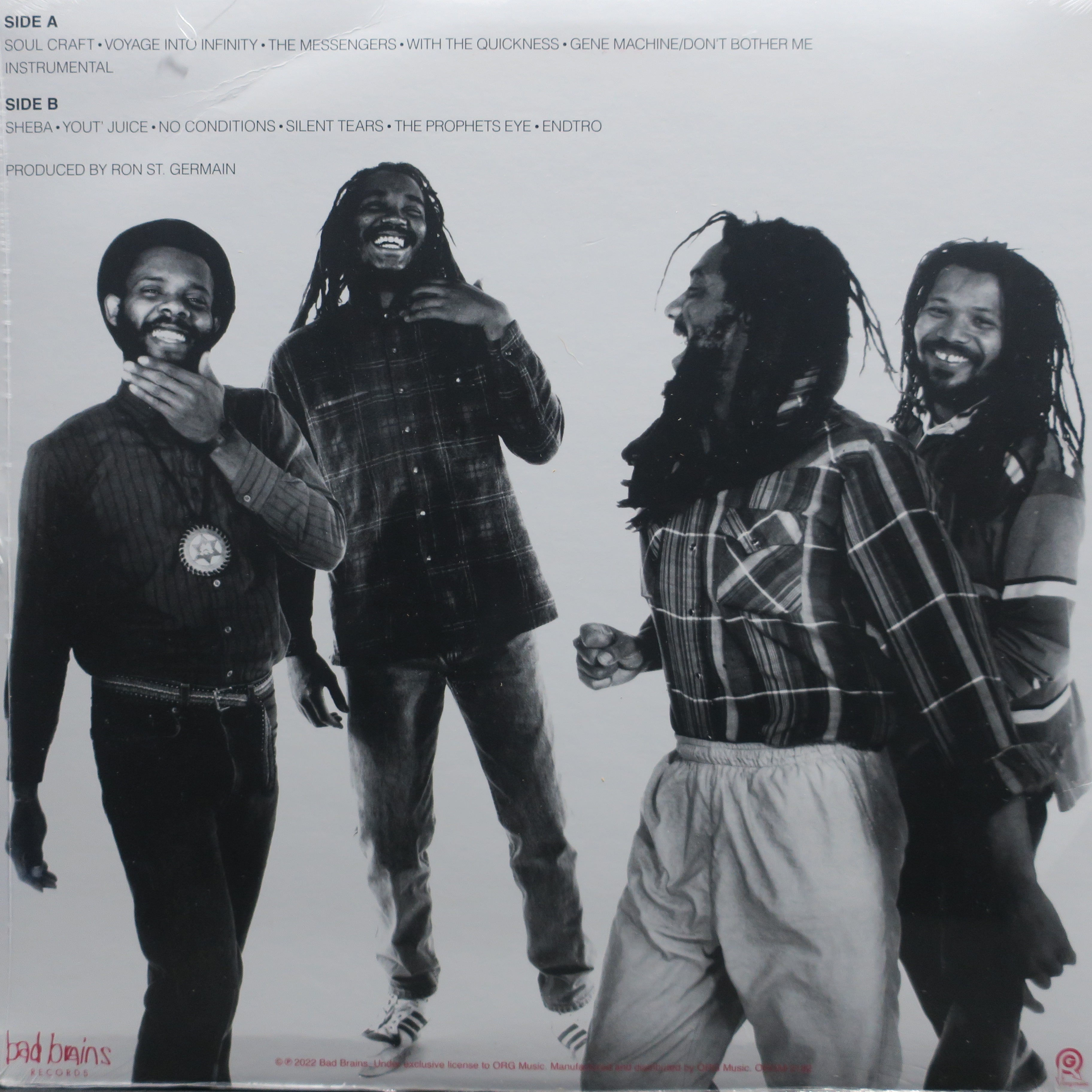 BAD BRAINS 'Quickness' Remastered Vinyl LP - Punk Reggae Album | 1989 Classic Punk Rock Record | Perfect for Vinyl Collectors & Music Enthusiasts