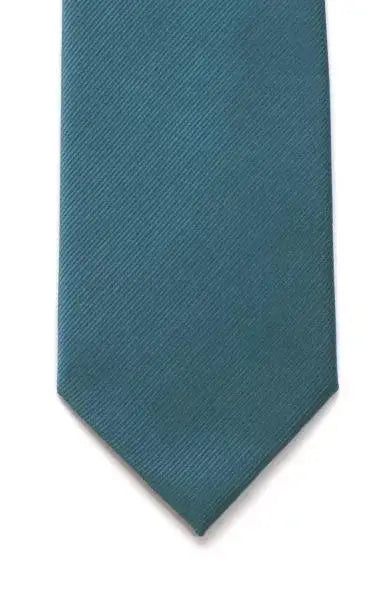 LA Smith Plain Silk Twill Tie for Men - Classic Business Necktie for Office, Wedding & Formal Occasions
