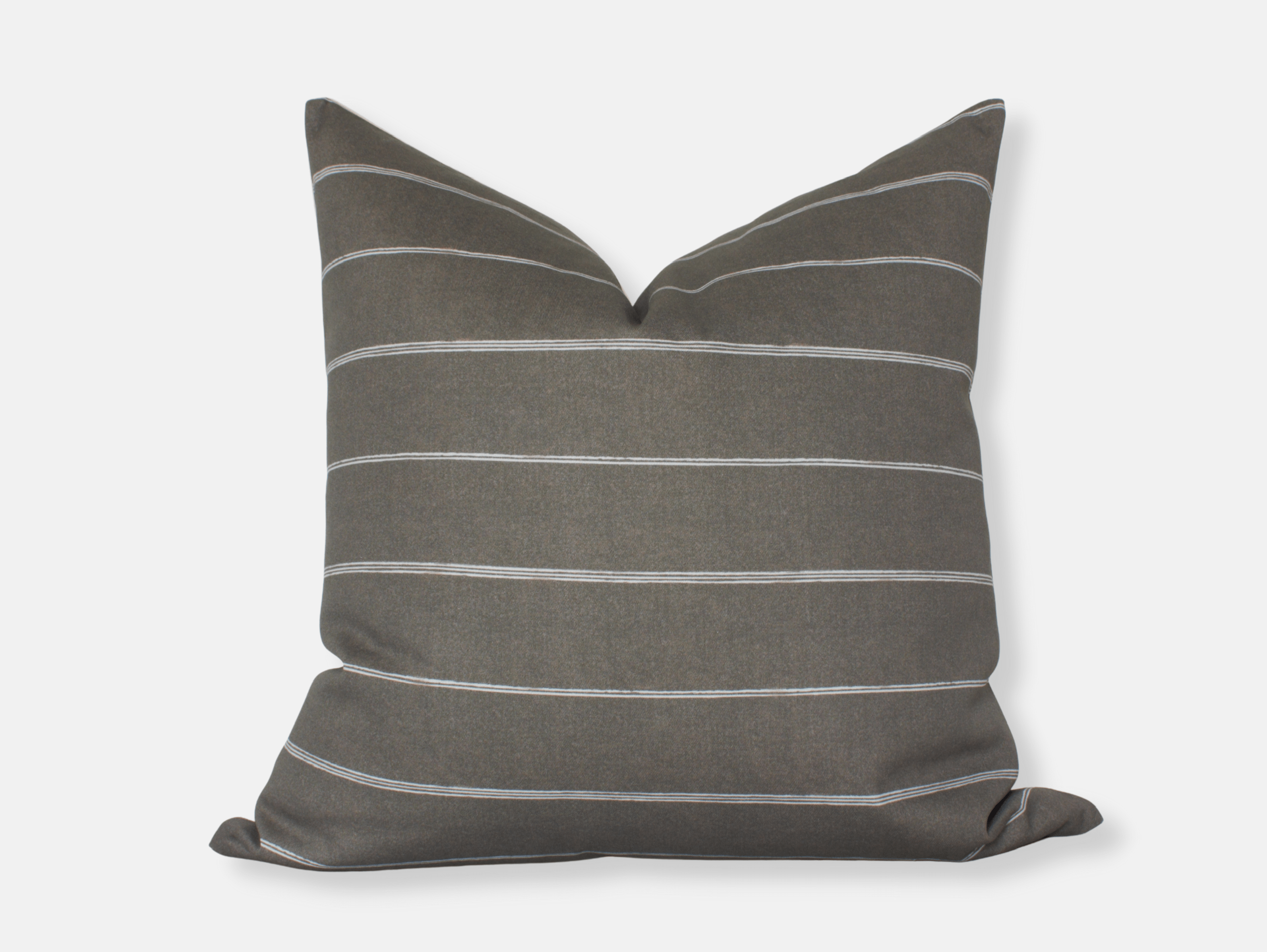Brown Striped Pillow Cover - Soft & Stylish Decorative Cushion Case for Living Room, Bedroom, or Sofa - Perfect for Home Decor and Cozy Comfort