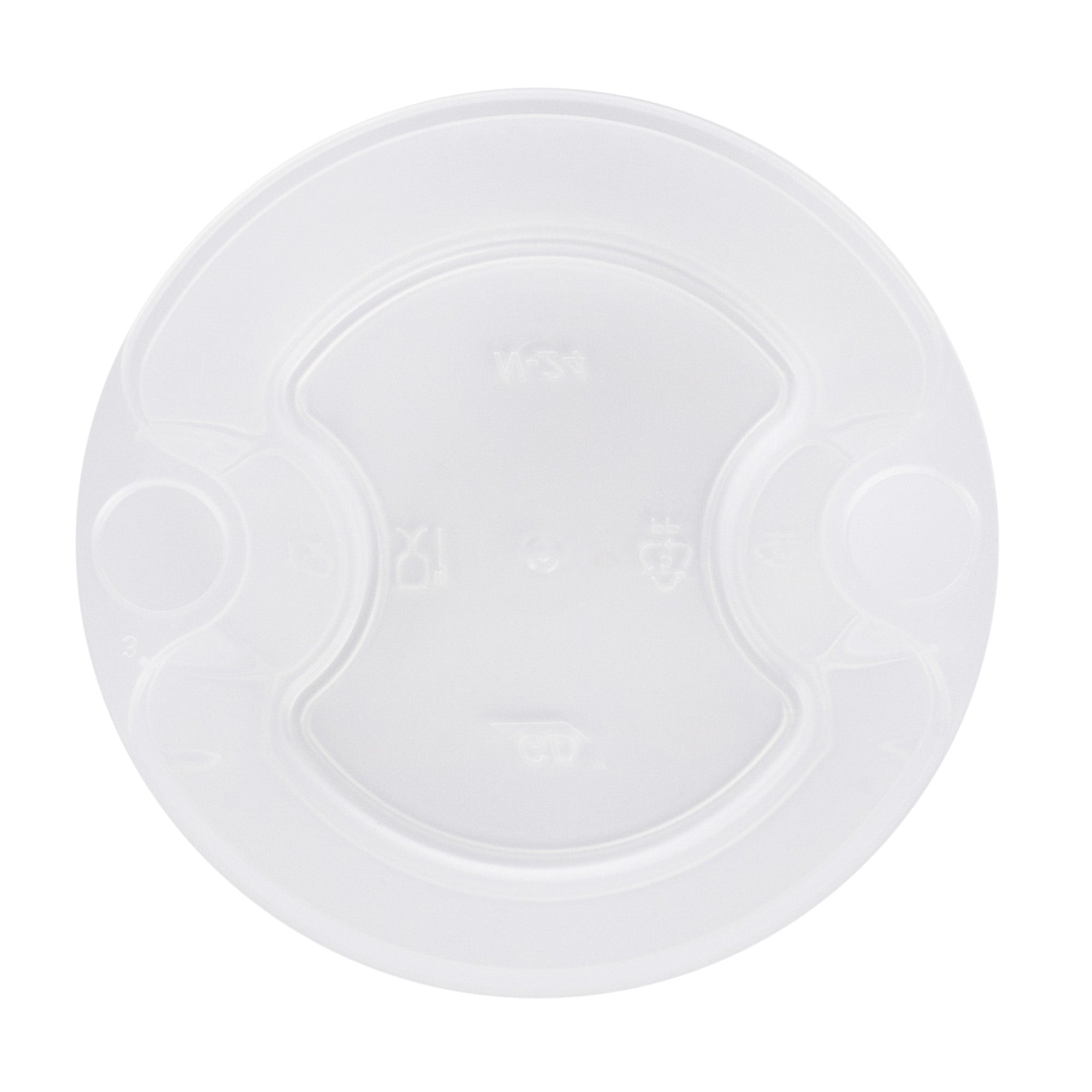 24 oz Round Clear Plastic Soup Container Insert - Fits 32, 40 & 48 oz Containers | Microwave Safe | Bulk 100 Count | Perfect for Takeout, Catering & Restaurant Food Storage