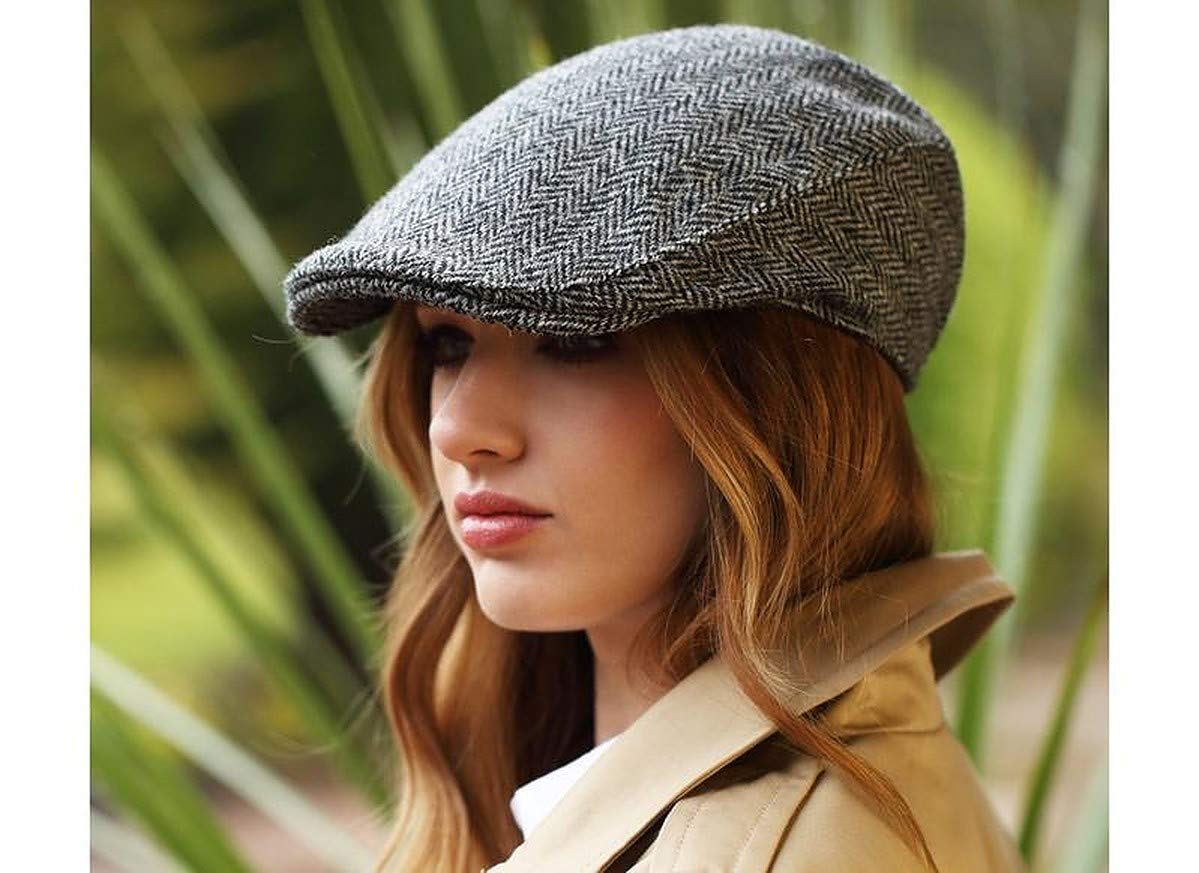 Donegal Tweed Cap - Slim Fit, Curved Peak - Irish Made for Outdoor Adventures