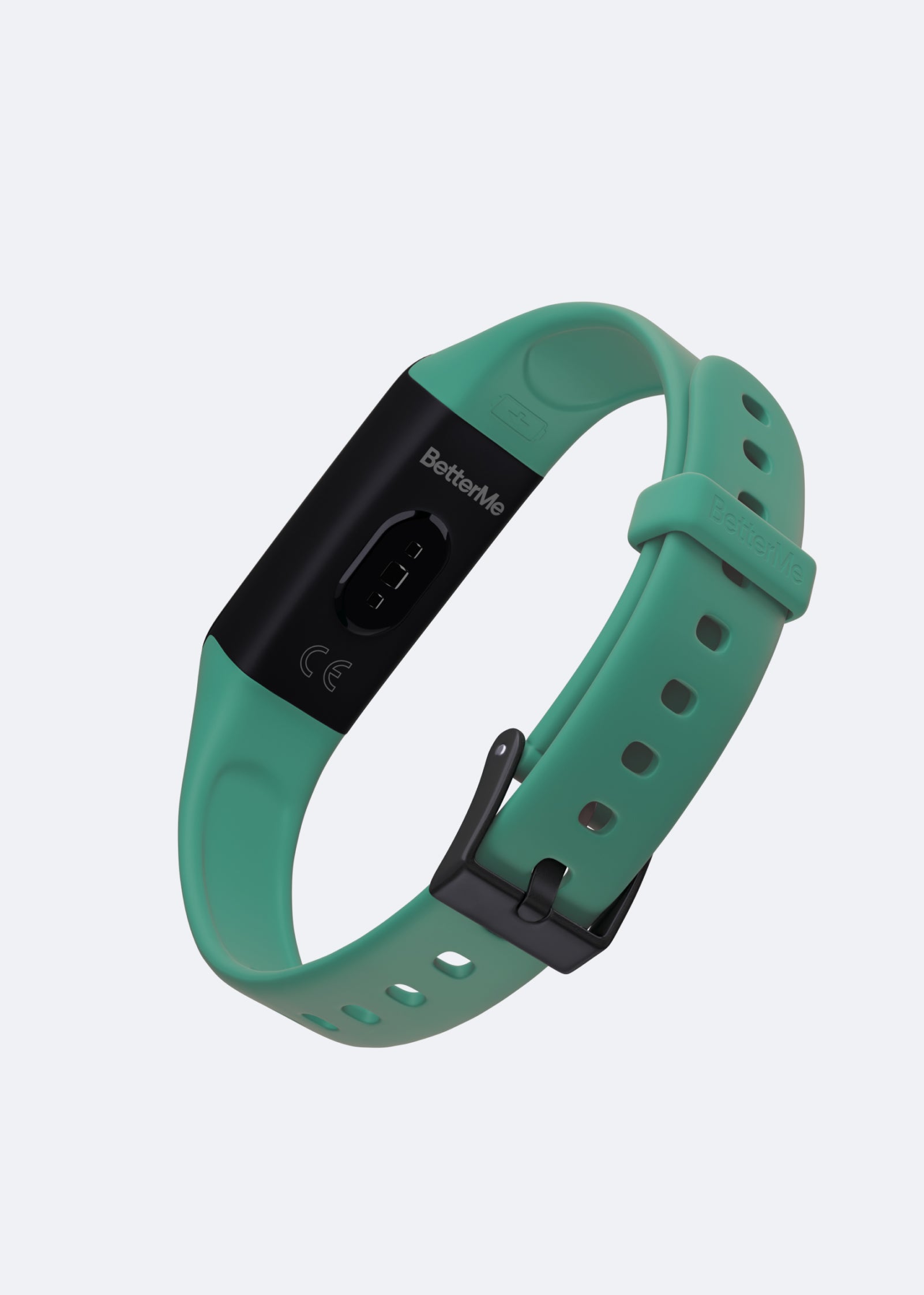 BetterMe Green Fitness Band Strap - Adjustable & Comfortable for Running, Workouts & Daily Activity Tracking