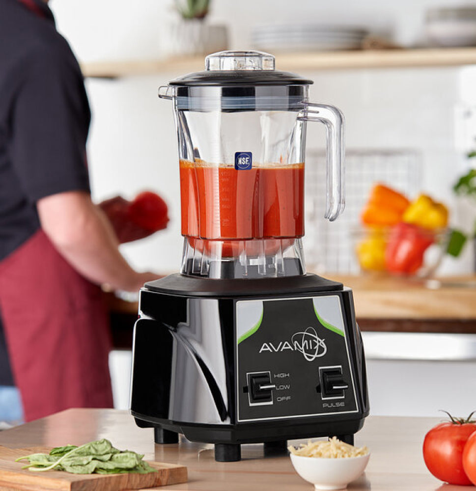 AvaMix BX1000T 48 Oz. Commercial Blender - 3.5 HP High Power 120V Smoothie Maker with Toggle Switch - Perfect for Smoothies, Shakes, Ice Crushing & Food Prep in Restaurants & Juice Bars