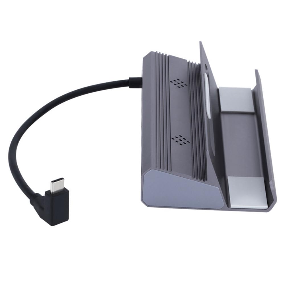 6-in-1 USB C Hub with 4K60Hz HDMI, 100W PD Charging, 3 USB 3.0 Ports & Gigabit Ethernet - Aluminum Alloy Docking Station for MacBook Pro/Air, iPad Pro, Dell XPS, Surface Pro - Perfect for Home Office, Remote Work, Online Gaming, 4K Video Streaming & Multi-Screen Productivity