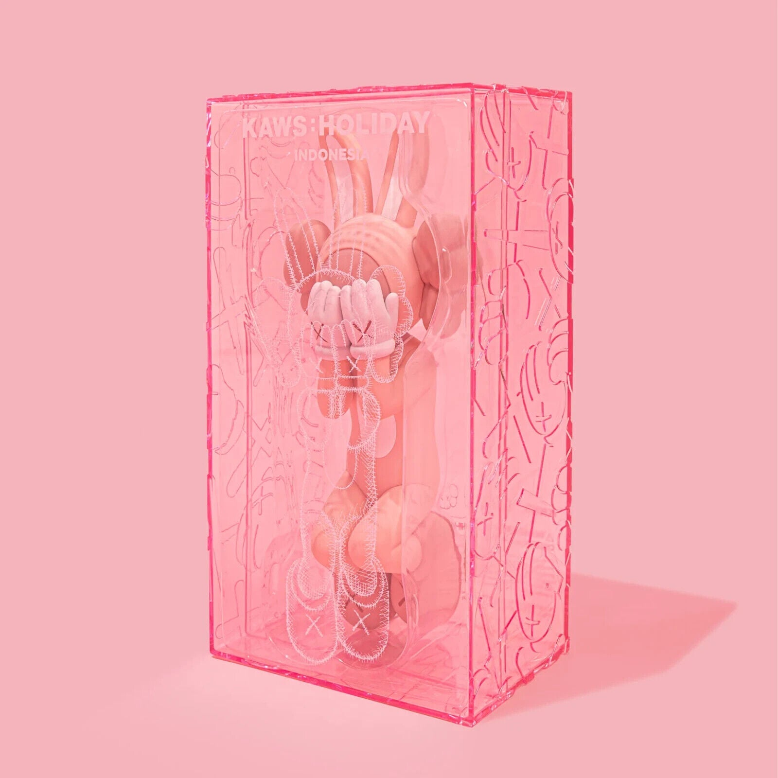 KAWS HOLIDAY Pink Indonesia Limited Edition Collectible Figure - Perfect for Home Decor, Office Display & Art Collectors