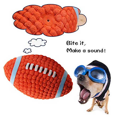 **Durable Latex Squeaky Dog Ball - Interactive Floating Fetch Toy for Small Dogs - Perfect for Pool, Beach & Backyard Playtime**