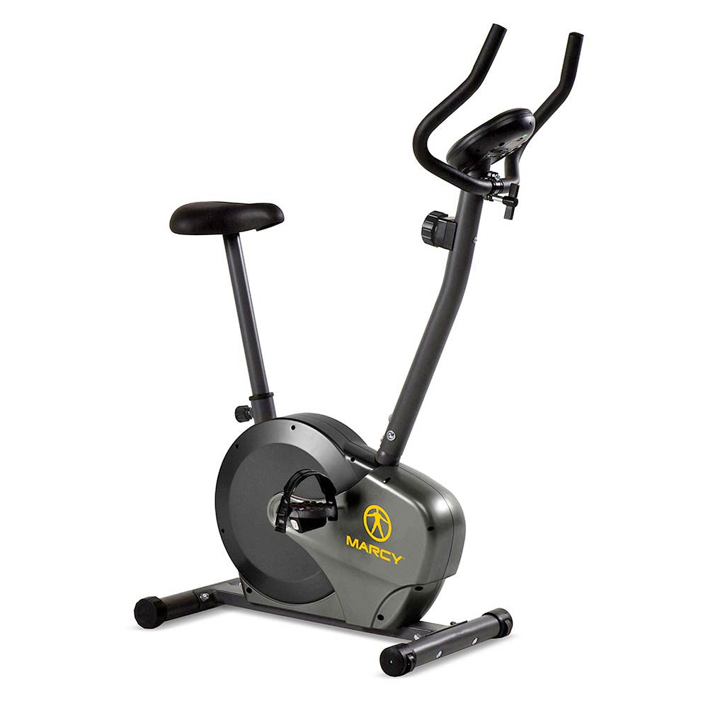 Marcy NS-714U Upright Magnetic Exercise Bike for Home Workout - Perfect for Cardio Training & Indoor Cycling Fitness